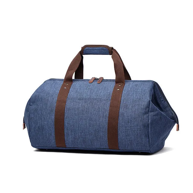 Waterproof Large Capacity Business Travel Duffle Bags - Black,Brown,Gray,ArmyGreen,Dark blue