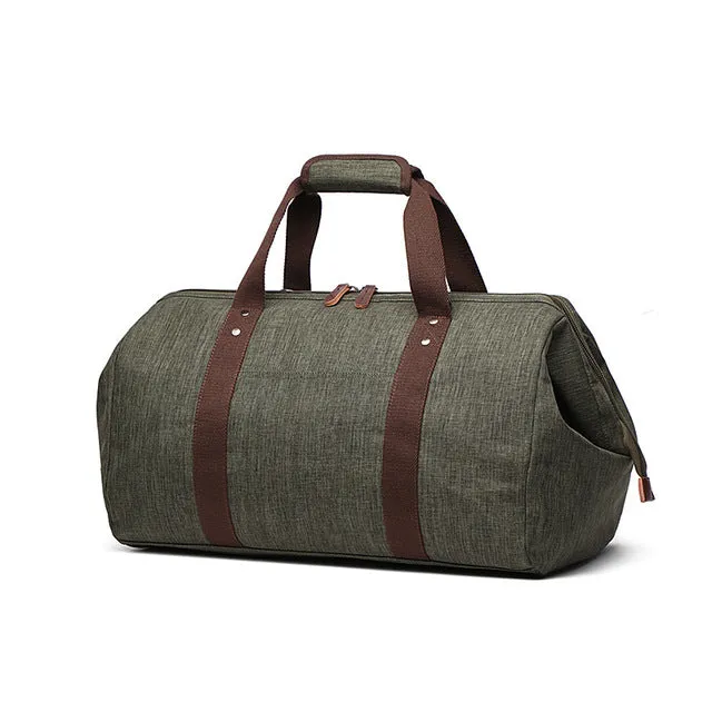 Waterproof Large Capacity Business Travel Duffle Bags - Black,Brown,Gray,ArmyGreen,Dark blue
