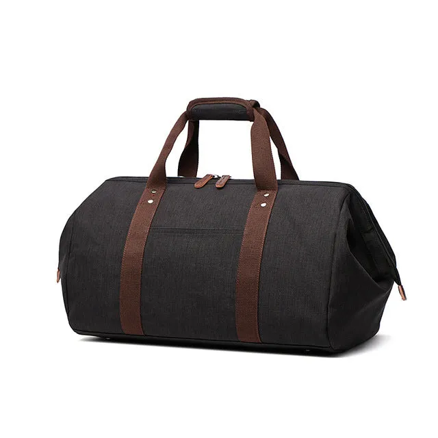 Waterproof Large Capacity Business Travel Duffle Bags - Black,Brown,Gray,ArmyGreen,Dark blue
