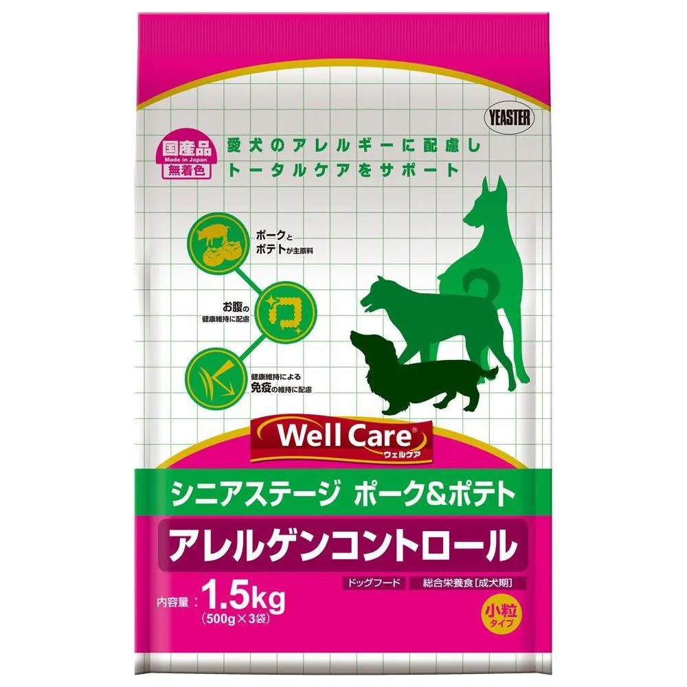 Well Care Pork With Potato Senior Dry Dog Food