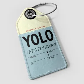YOLO Funny Abbreviation - Luggage Tag